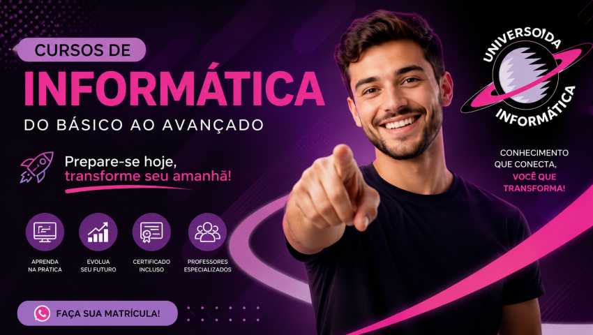 Imagem Destaque - Informática Básica - Universo da Informática